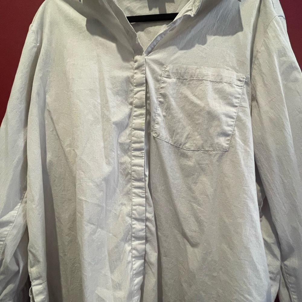 Women's White Button Down Shirt